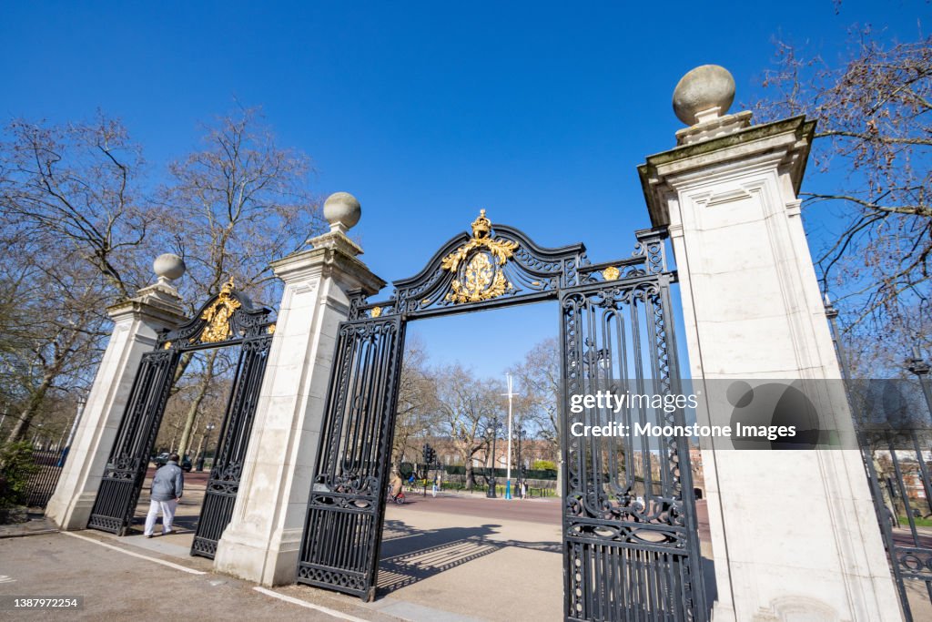 Marlborough Gate at St James's Park on The Mall in City of Westminster, London