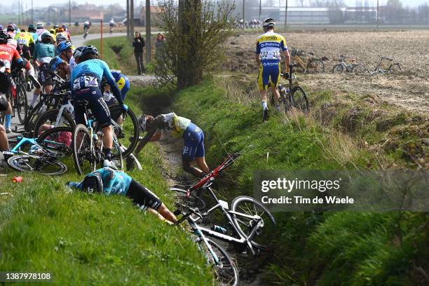 Manuele Boaro of Italy and Team Astana – Qazaqstan, Cyril Lemoine of France and Team B&B Hotels P/B KTM, Daniel Oss of Italy and Team Total Energies...