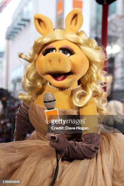 Miss Piggy of The Muppets attends The Orange British Academy Film Awards 2012 at The Royal Opera House on February 12, 2012 in London, England.