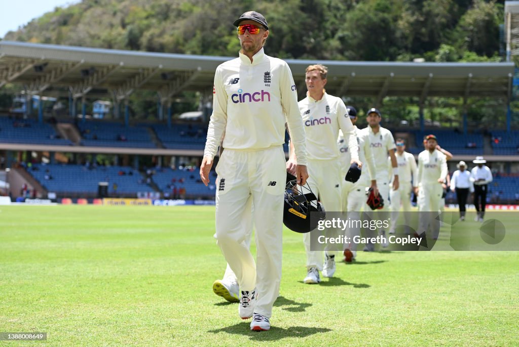 West Indies v England - 3rd Test: Day Four