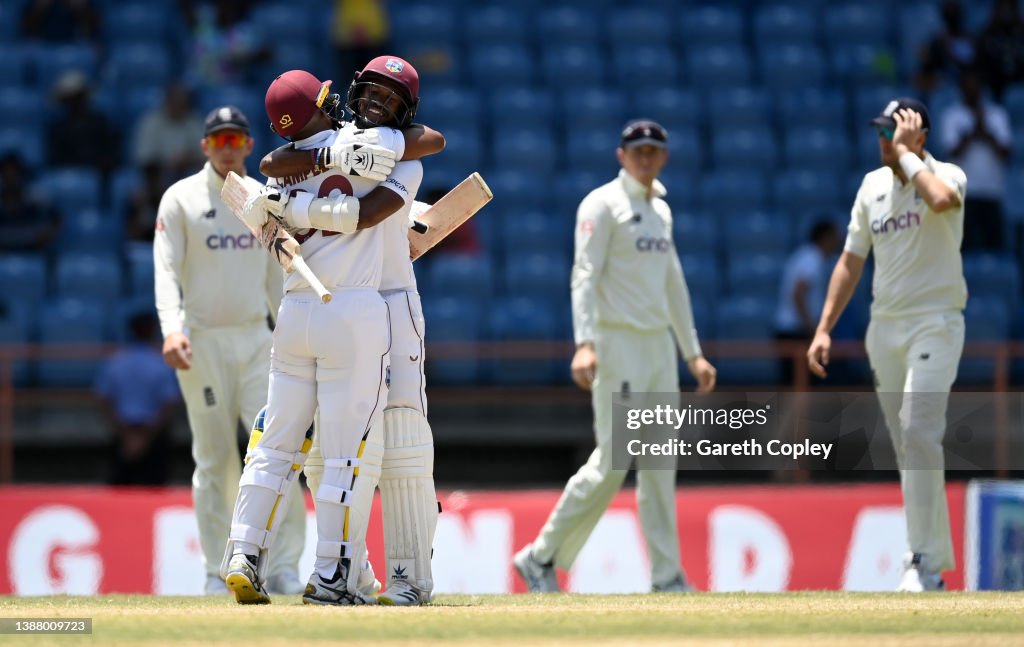 West Indies v England - 3rd Test: Day Four