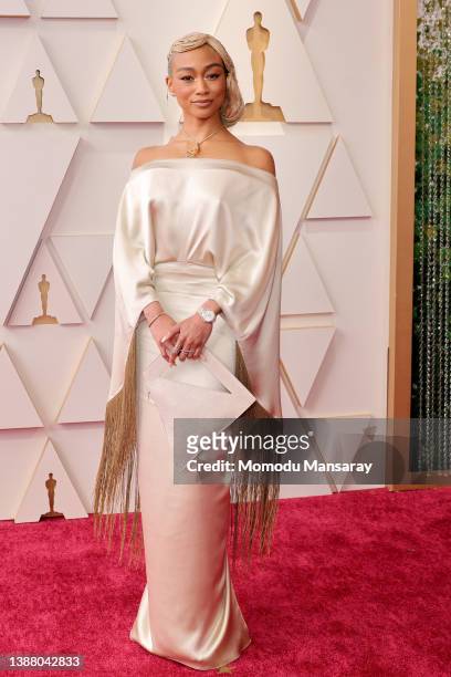 Tati Gabrielle attends the 94th Annual Academy Awards at Hollywood and Highland on March 27, 2022 in Hollywood, California.