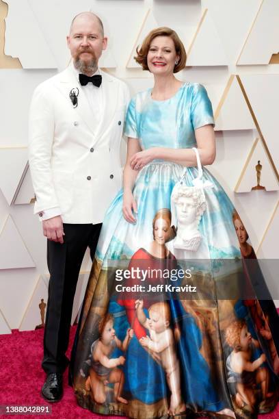 Love Larson and Eva Von Bahr attend the 94th Annual Academy Awards at Hollywood and Highland on March 27, 2022 in Hollywood, California.