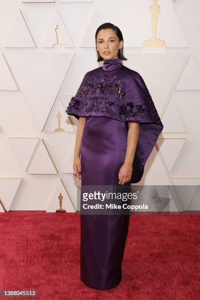 Naomi Scott attends the 94th Annual Academy Awards at Hollywood and Highland on March 27, 2022 in Hollywood, California.