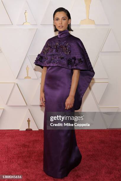 Naomi Scott attends the 94th Annual Academy Awards at Hollywood and Highland on March 27, 2022 in Hollywood, California.