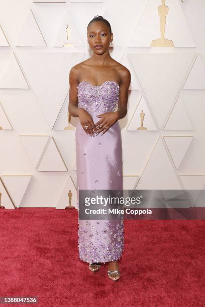 Demi Singleton attends the 94th Annual Academy Awards at Hollywood and Highland on March 27, 2022 in Hollywood, California.