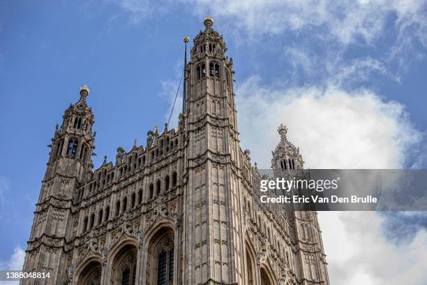 victoria tower detail - eric van den brulle stock pictures, royalty-free photos & images