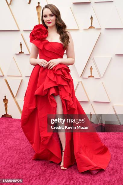 Amy Forsyth attends the 94th Annual Academy Awards at Hollywood and Highland on March 27, 2022 in Hollywood, California.