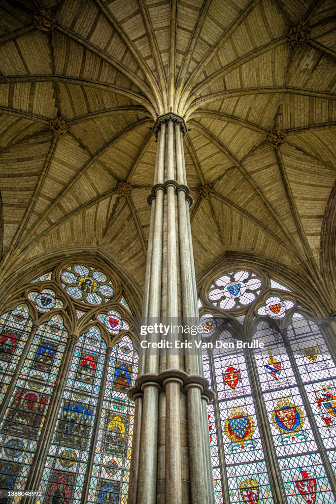 Westminster column and ceiling