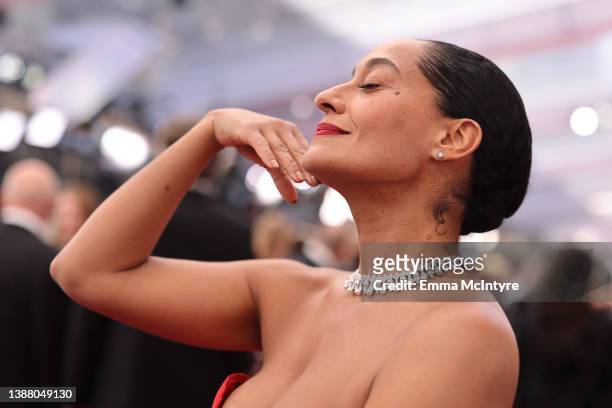 Tracee Ellis Ross attends the 94th Annual Academy Awards at Hollywood and Highland on March 27, 2022 in Hollywood, California.