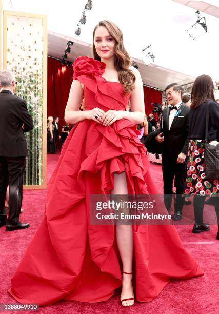 Amy Forsyth attends the 94th Annual Academy Awards at Hollywood and Highland on March 27, 2022 in Hollywood, California.