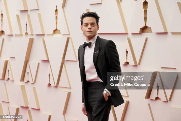 Rami Malek attends the 94th Annual Academy Awards at Hollywood and Highland on March 27, 2022 in Hollywood, California.