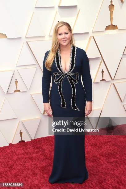 Amy Schumer attends the 94th Annual Academy Awards at Hollywood and Highland on March 27, 2022 in Hollywood, California.