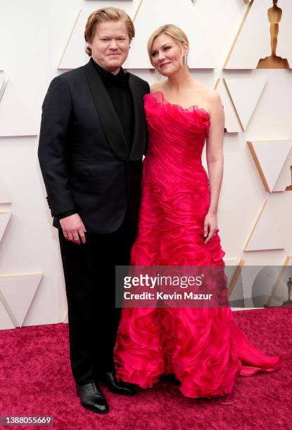 Jesse Plemons and Kirsten Dunst attend the 94th Annual Academy Awards at Hollywood and Highland on March 27, 2022 in Hollywood, California.