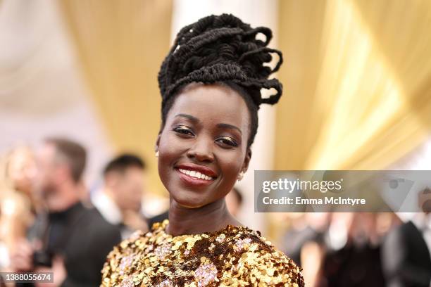 Lupita Nyong'o attends the 94th Annual Academy Awards at Hollywood and Highland on March 27, 2022 in Hollywood, California.