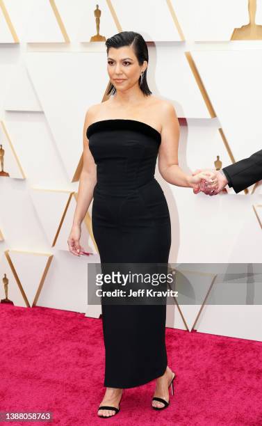 Kourtney Kardashian attends the 94th Annual Academy Awards at Hollywood and Highland on March 27, 2022 in Hollywood, California.
