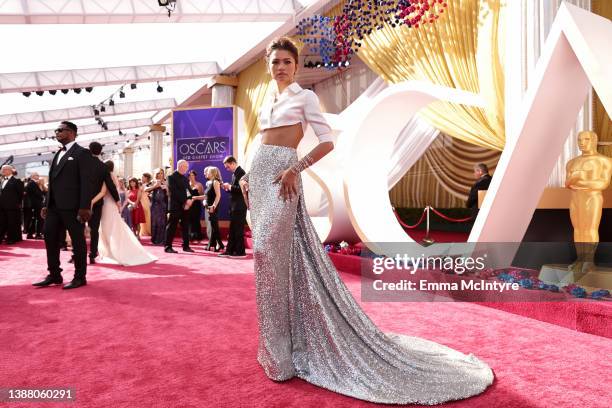 Zendaya attends the 94th Annual Academy Awards at Hollywood and Highland on March 27, 2022 in Hollywood, California.