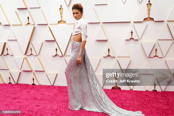 Zendaya attends the 94th Annual Academy Awards at Hollywood and Highland on March 27, 2022 in Hollywood, California.
