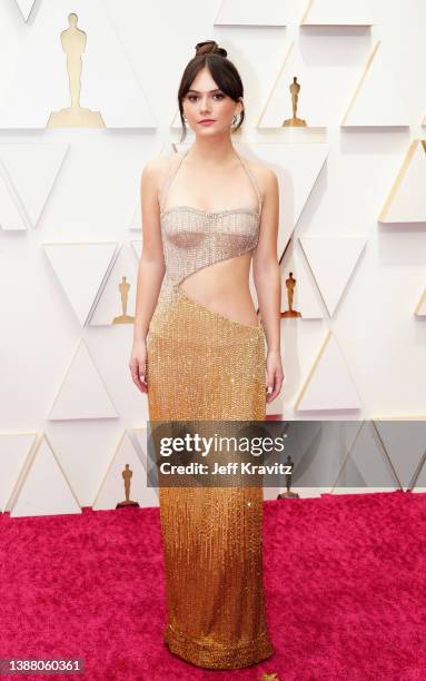 Emilia Jones attends the 94th Annual Academy Awards at Hollywood and Highland on March 27, 2022 in Hollywood, California.