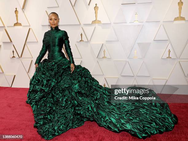 Jada Pinkett Smith attends the 94th Annual Academy Awards at Hollywood and Highland on March 27, 2022 in Hollywood, California.