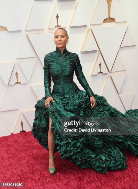 Jada Pinkett Smith attends the 94th Annual Academy Awards at Hollywood and Highland on March 27, 2022 in Hollywood, California.