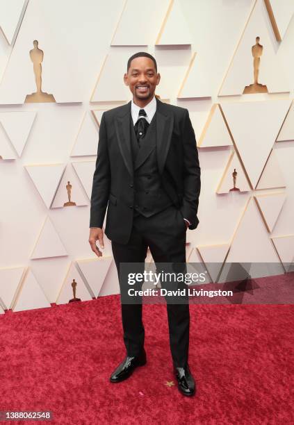 Will Smith attends the 94th Annual Academy Awards at Hollywood and Highland on March 27, 2022 in Hollywood, California.