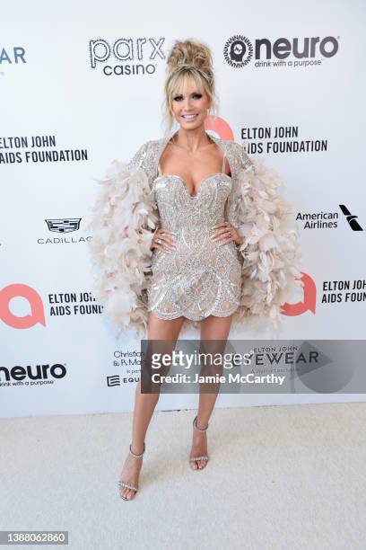 Heidi Klum attends the Elton John AIDS Foundation's 30th Annual Academy Awards Viewing Party on March 27, 2022 in West Hollywood, California.