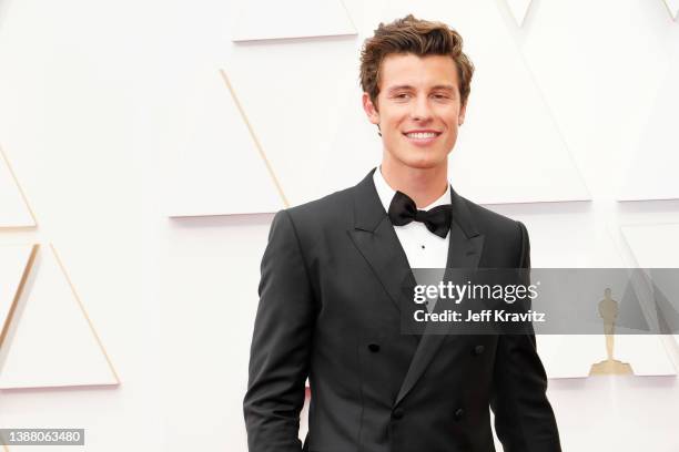 Shawn Mendes attends the 94th Annual Academy Awards at Hollywood and Highland on March 27, 2022 in Hollywood, California.