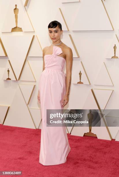 Zoë Kravitz attends the 94th Annual Academy Awards at Hollywood and Highland on March 27, 2022 in Hollywood, California.