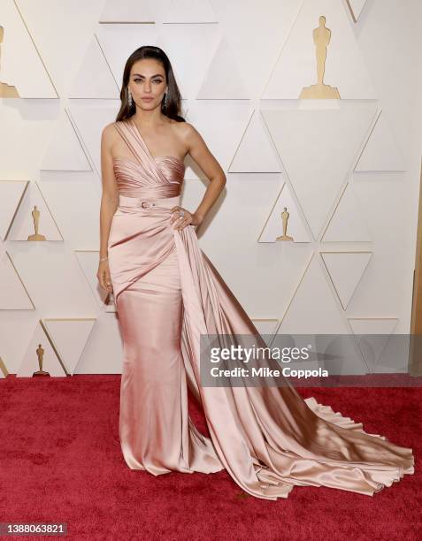 Mila Kunis attends the 94th Annual Academy Awards at Hollywood and Highland on March 27, 2022 in Hollywood, California.