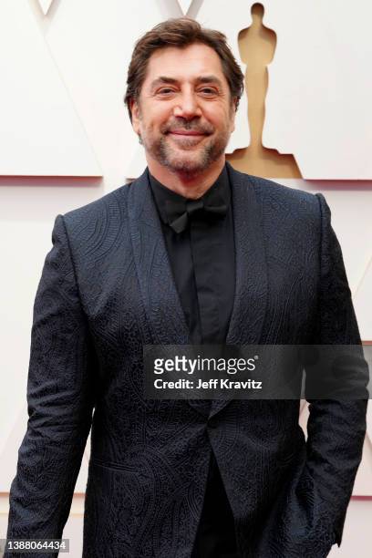 Javier Bardem attends the 94th Annual Academy Awards at Hollywood and Highland on March 27, 2022 in Hollywood, California.