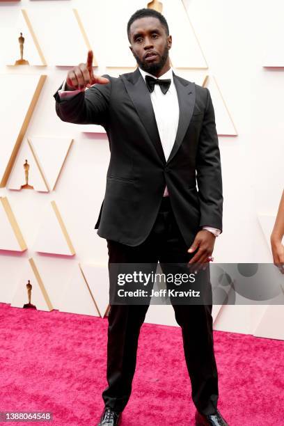 Sean Combs attends the 94th Annual Academy Awards at Hollywood and Highland on March 27, 2022 in Hollywood, California.