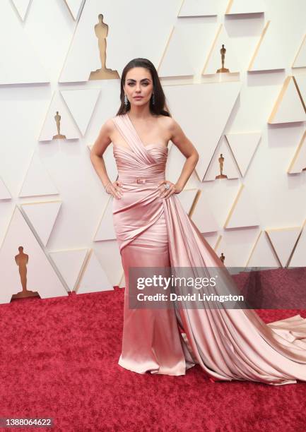 Mila Kunis attends the 94th Annual Academy Awards at Hollywood and Highland on March 27, 2022 in Hollywood, California.