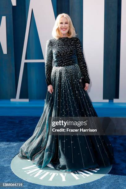 Catherine O'Hara attends the 2022 Vanity Fair Oscar Party hosted by Radhika Jones at Wallis Annenberg Center for the Performing Arts on March 27,...