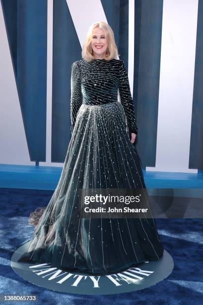 Catherine O'Hara attends the 2022 Vanity Fair Oscar Party Hosted By Radhika Jones at Wallis Annenberg Center for the Performing Arts on March 27,...