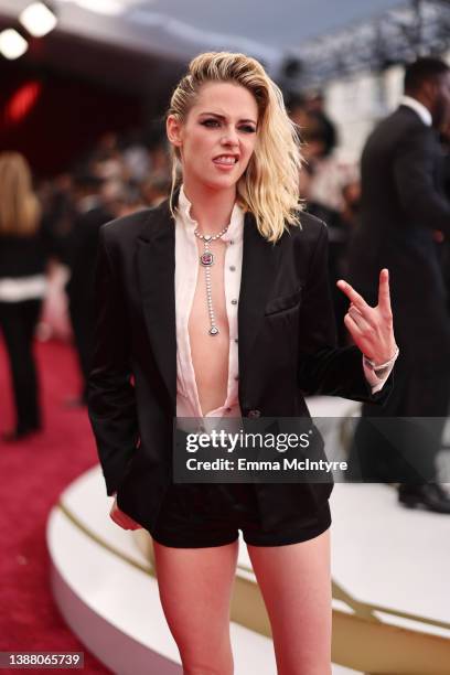 Kristen Stewart attends the 94th Annual Academy Awards at Hollywood and Highland on March 27, 2022 in Hollywood, California.