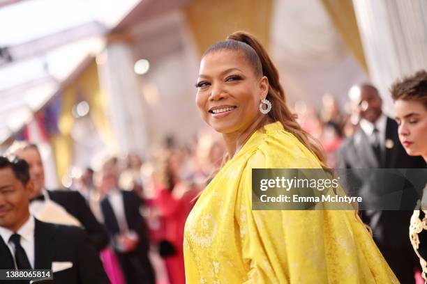 Queen Latifah attends the 94th Annual Academy Awards at Hollywood and Highland on March 27, 2022 in Hollywood, California.