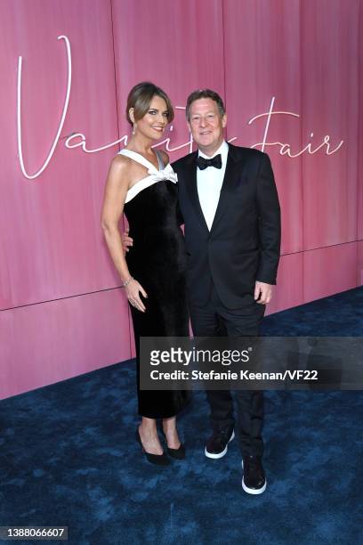 Savannah Guthrie and Michael Feldman attend the 2022 Vanity Fair Oscar Party hosted by Radhika Jones at Wallis Annenberg Center for the Performing...