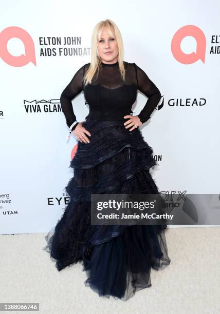 Patricia Arquette attends the Elton John AIDS Foundation's 30th Annual Academy Awards Viewing Party on March 27, 2022 in West Hollywood, California.