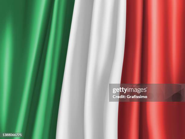 stockillustraties, clipart, cartoons en iconen met national flag of italy - italian flag