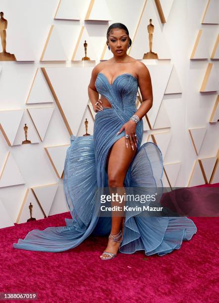 Megan Thee Stallion attends the 94th Annual Academy Awards at Hollywood and Highland on March 27, 2022 in Hollywood, California.