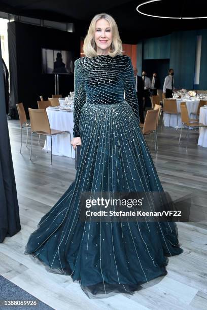 Catherine O'Hara attends the 2022 Vanity Fair Oscar Party hosted by Radhika Jones at Wallis Annenberg Center for the Performing Arts on March 27,...