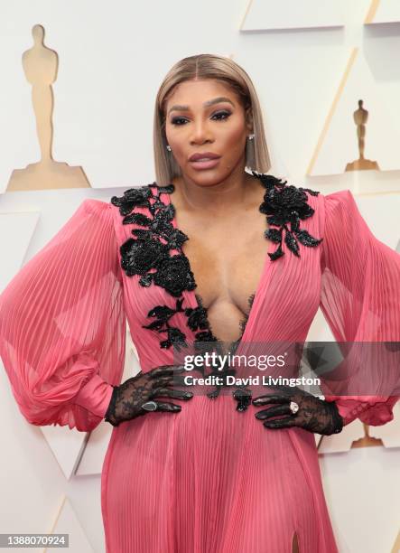 Serena Williams attends the 94th Annual Academy Awards at Hollywood and Highland on March 27, 2022 in Hollywood, California.