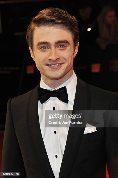 Actor Daniel Radcliffe attends the Orange British Academy Film Awards 2012 at the Royal Opera House on February 12, 2012 in London, England.