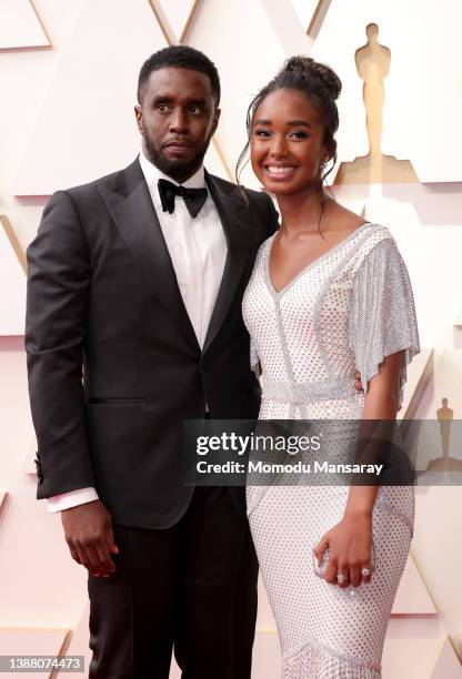 Sean Combs and Jessie James Combs attend the 94th Annual Academy Awards at Hollywood and Highland on March 27, 2022 in Hollywood, California.