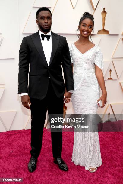 Sean Combs and Jessie James Combs attend the 94th Annual Academy Awards at Hollywood and Highland on March 27, 2022 in Hollywood, California.