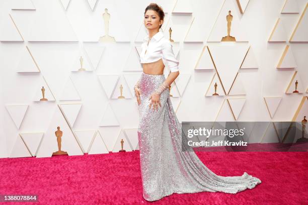 Zendaya attends the 94th Annual Academy Awards at Hollywood and Highland on March 27, 2022 in Hollywood, California.