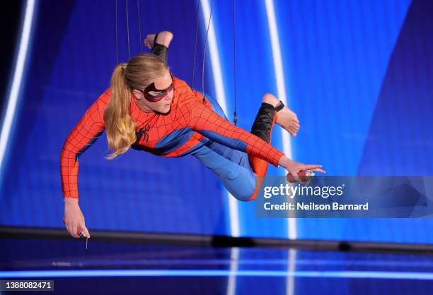 Co-host Amy Schumer performs during the 94th Annual Academy Awards at Dolby Theatre on March 27, 2022 in Hollywood, California.