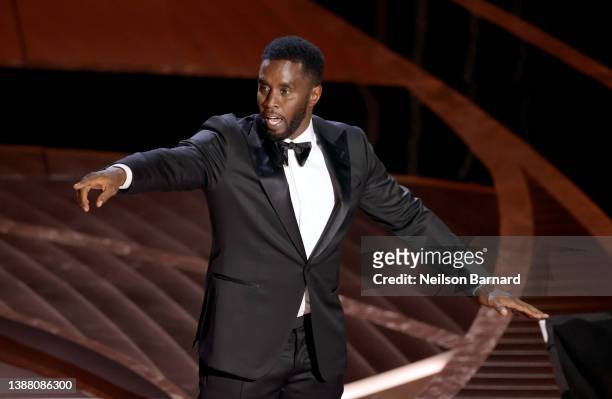 Sean 'Diddy' Combs speaks onstage during the 94th Annual Academy Awards at Dolby Theatre on March 27, 2022 in Hollywood, California.