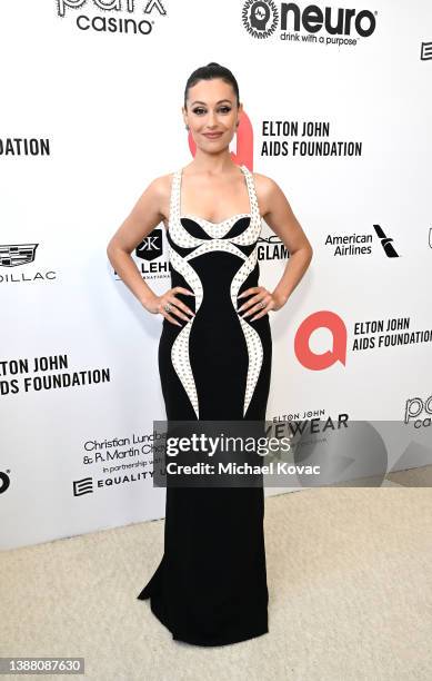 Guest attends the Elton John AIDS Foundation's 30th Annual Academy Awards Viewing Party on March 27, 2022 in West Hollywood, California.